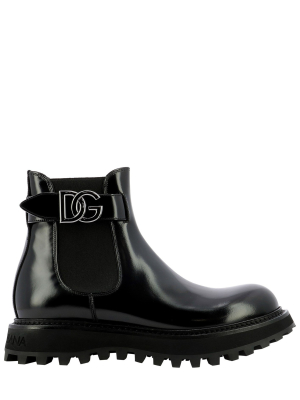 Dolce & Gabbana Dg Logo Boots