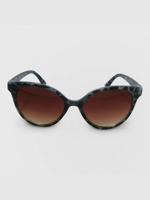 Women's Cateye Plastic Sunglasses - A New Day™ Gray