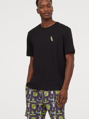 Pajama T-shirt And Shorts