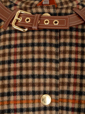 Burberry Reversible Checked Cape