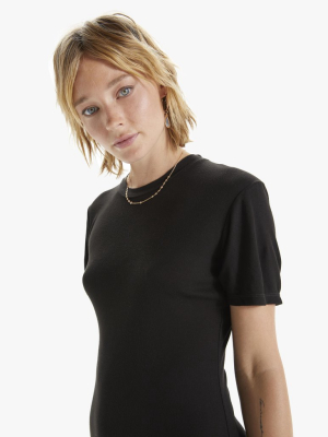 Sprwmn T-shirt Dress - Black