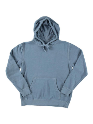 Pigment Dyed Hoodie - Slate Blue