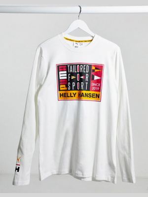 Puma X Helly Hansen Long Sleeve T-shirt In White