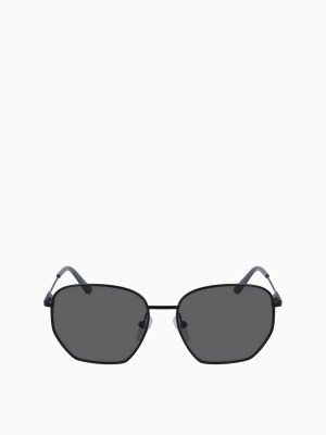 Unisex Matte Rectangular Sunglasses
