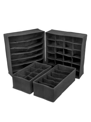 Sorbus Cube Storage Box Black