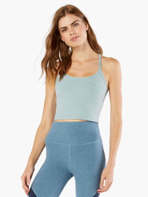 Beyond Yoga Spacedye Slim Racerback Cropped Tank Sagebrush Agave Green