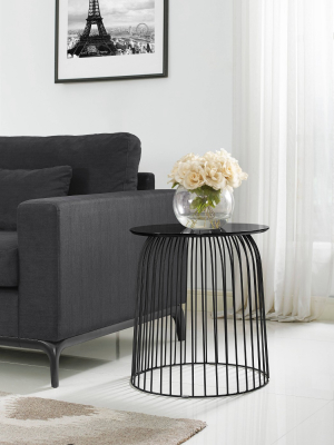 Wallace Accent Table Black - Finch