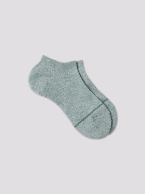 Marled Pine Ankle Sock