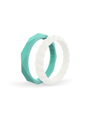 Qalo Women's Stackable Silicone Ring G