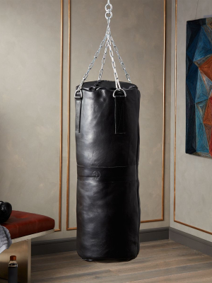 Executive Black Leather Punching Bag