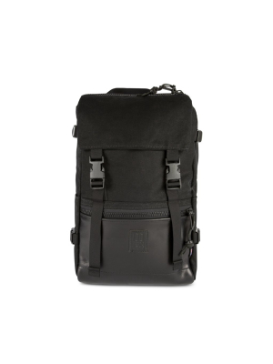 Topo Designsrover Pack Heritage Canvas - Black Canvas / Black Leather