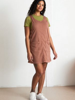 Caroline Jumper Dress - Terracotta