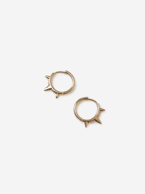 **spike Hoop Earrings