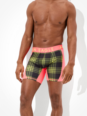 Aeo Plaid 6" Flex Boxer Brief