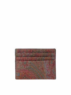 Etro Paisley Detail Cardholder