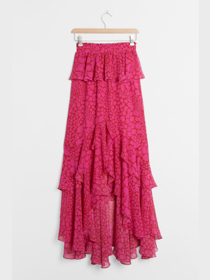 Chiarina Ruffled Maxi Skirt