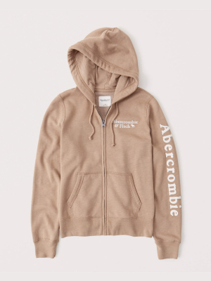 Full-zip Logo Hoodie