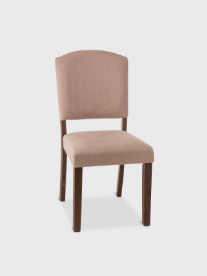 Set Of 2 Emerson Parson Dining Chair Brown - Hillsdale Furniture