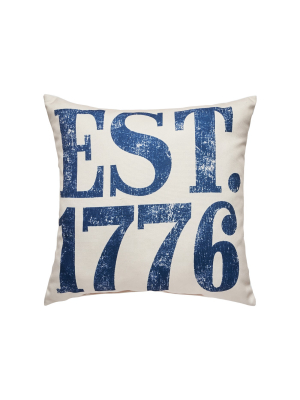 C&f Home Established In 1776 Indoor/outdoor Patriotic Decorative Throw Pillow