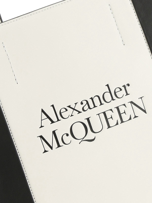 Alexander Mcqueen Logo Print Tote Bag