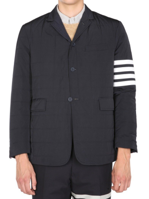 Thom Browne 4-bar Motif Buttoned Blazer