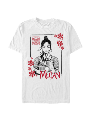 Men's Mulan Blossom Frame T-shirt