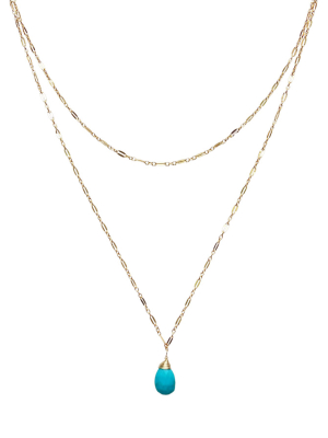 Choker Wrap Turquoise Necklace