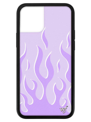 Lavender Flames Iphone 12/12 Pro Case