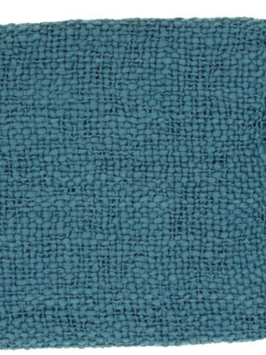 Tobias Throw Blankets In Teal Color