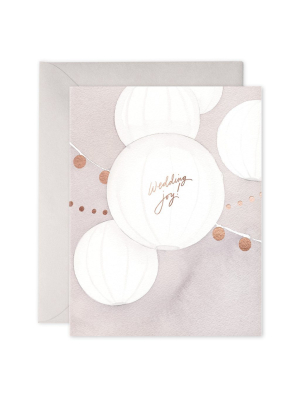 Wedding Lanterns Card