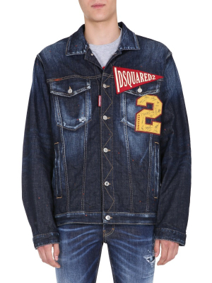 Dsquared2 College Patch Denim Jacket