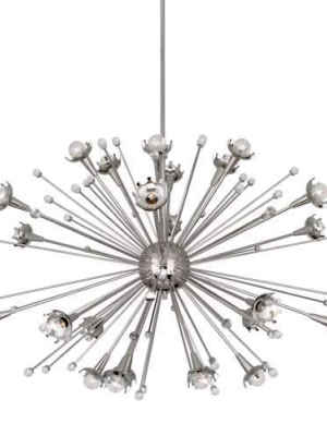 Sputnik Chandelier Polished Nickel