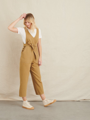 Alex Mill Ollie Overall In Upcycled Denim, Khaki