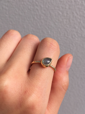 Labradorite Tilt Ring