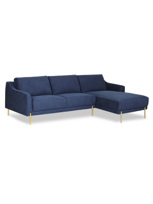 Hannah Right Sectional Sofa - Poly & Bark