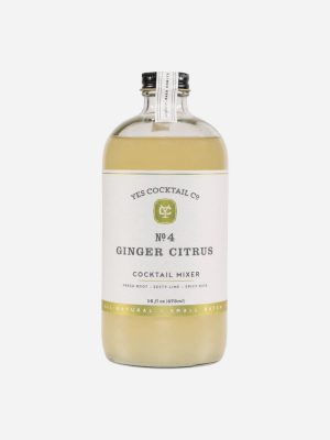 Yes Cocktail Co Mixer Ginger Citrus