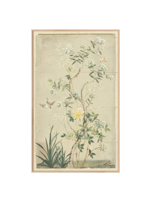 Chinoiserie Panels In Soft Green Ii