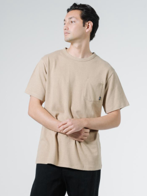 Endless Merch Fit Pocket Tee - Washed Tan