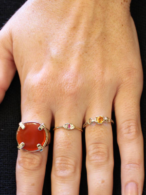 The Edwardian Tablet Ring With Carnelian