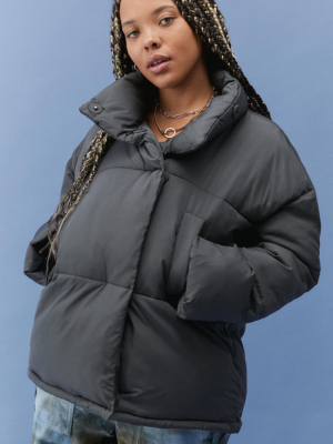 Uo Faye Wrap Puffer Jacket