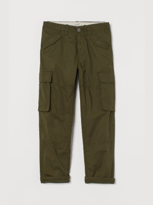 Lined Cargo Pants