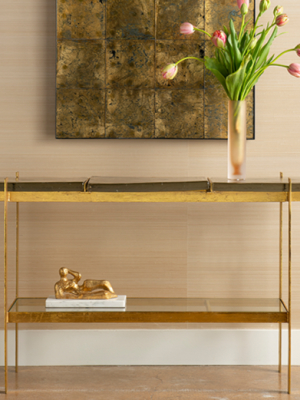 Romeo Console Table Gold