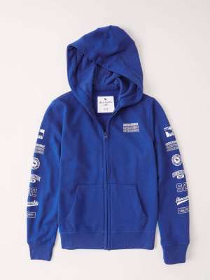 Full-zip Logo Hoodie