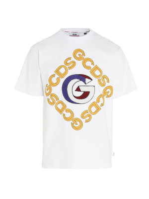 Gcds 3d Logo Print Crewneck T-shirt