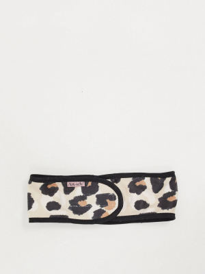 Kitsch Microfiber Spa Headband - Leopard