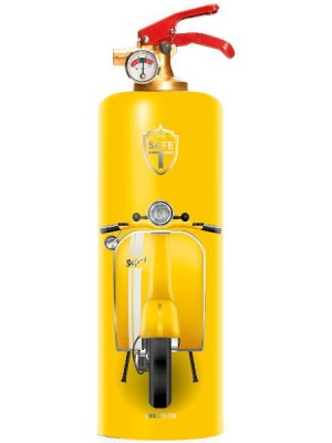 V-yellow Designer Fire Extinguisher