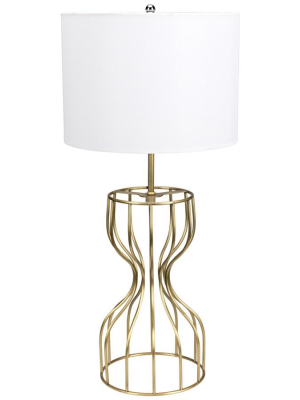 Perry Table Lamp, Antique Brass