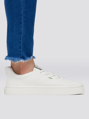 Ibi Low Off-white Knit Sneaker Women