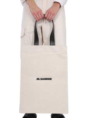 Jil Sander Large Flat Tote Bag