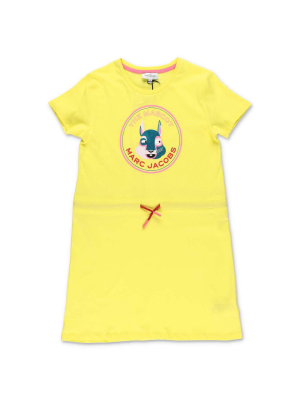 The Marc Jacobs Kids Graphic Logo Printed T-shirt Dress